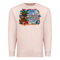 Pale Pink hello summer Premium Sweatshirt - SublimationCraftShop