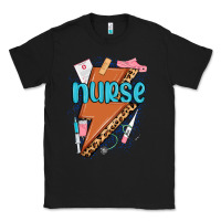Black nurse lightning bolt Classic Tee - MaliasSmallBusiness