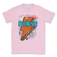 Bubblegum Pink nurse lightning bolt Classic Tee - MaliasSmallBusiness