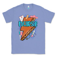 Colony Blue nurse lightning bolt Classic Tee - MaliasSmallBusiness