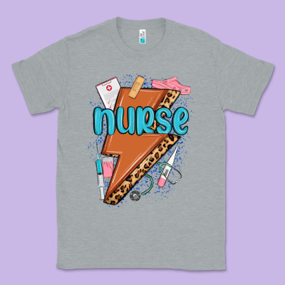 Classic Tee nurse lightning bolt