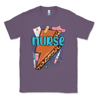Lavender nurse lightning bolt Classic Tee - MaliasSmallBusiness