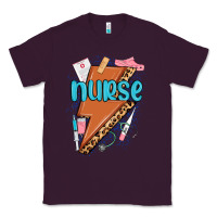 Plum nurse lightning bolt Classic Tee - MaliasSmallBusiness