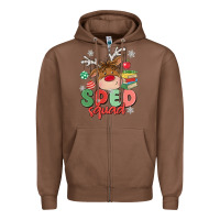 Chestnut sped squad Zipper Hoodie - MaliasSmallBusiness