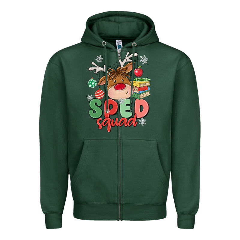 Sped Squad Zipper Hoodie by MaliasSmallBusiness | Teevron