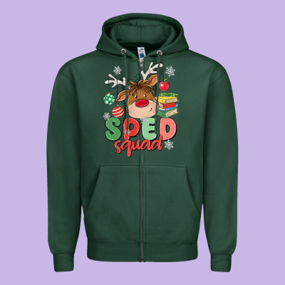 Zipper Hoodie sped squad