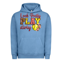 Pigment Pebble Blue Look Pretty Play Dirty Urban Hoodie - LillyAllenDesigns