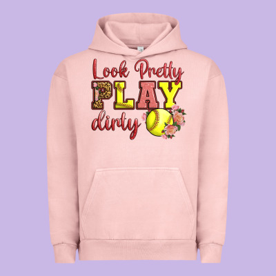 Look Pretty Play Dirty Urban Hoodie Designed By Lillyallendesigns
