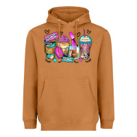 Meerkat eyelash coffee cups Heavyweight Hoodie - Zillion Design Studio