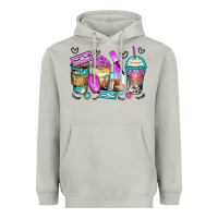 Moon Dust eyelash coffee cups Heavyweight Hoodie - Zillion Design Studio