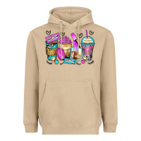 Mushroom eyelash coffee cups Heavyweight Hoodie - Zillion Design Studio