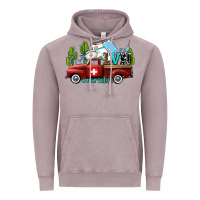 Vintage Zinc lvn nurse truck with cactus and sunflowers Vintage Hoodie - AdoDesignShop