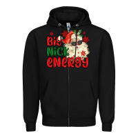 Black big nick energy Zipper Hoodie - MaliasSmallBusiness