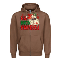 Chestnut big nick energy Zipper Hoodie - MaliasSmallBusiness
