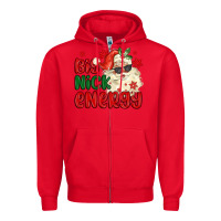 Red big nick energy Zipper Hoodie - MaliasSmallBusiness