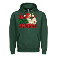Sports Green big nick energy Zipper Hoodie - MaliasSmallBusiness