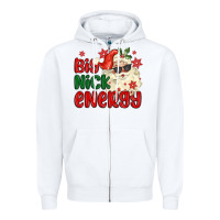 White big nick energy Zipper Hoodie - MaliasSmallBusiness