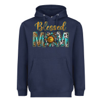 Western Blessed Mom With Sunflower Heavyweight Hoodie | Teevron