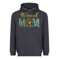 Smoke western blessed mom with sunflower Heavyweight Hoodie - texasbilliewilder