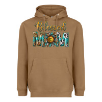 Toasted Coconut western blessed mom with sunflower Heavyweight Hoodie - texasbilliewilder