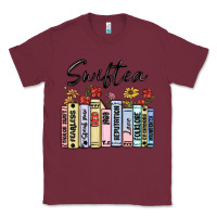 Burgundy swiftea books Classic Tee - MaliasSmallBusiness
