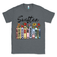 Charcoal Heather swiftea books Classic Tee - MaliasSmallBusiness