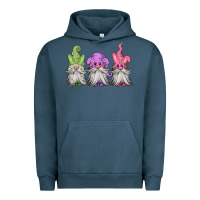 Pigment Midnight Navy easter gnomes spring Urban Hoodie - Jasminsmagicworld
