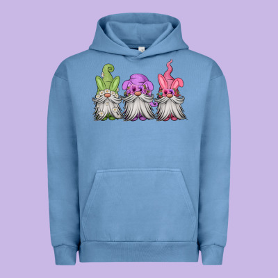 Easter Gnomes Spring Urban Hoodie Designed By Jasminsmagicworld