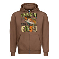 Chestnut hookin' ain't easy Zipper Hoodie - MaliasSmallBusiness