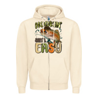 Sandshell hookin' ain't easy Zipper Hoodie - MaliasSmallBusiness