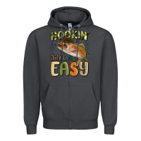Smoke hookin' ain't easy Zipper Hoodie - MaliasSmallBusiness