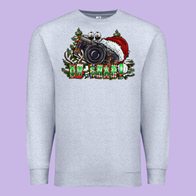 Oh,snap! Premium Sweatshirt Designed By Cowhidedigitalart