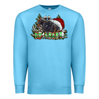 Ocean Blue oh,snap! Premium Sweatshirt - CowhideDigitalArt