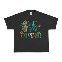 Pigment Black but first coffee Urban Heavy Tee - Artiststas