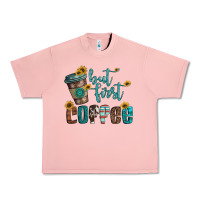 Salmon but first coffee Urban Heavy Tee - Artiststas