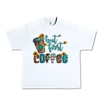 White but first coffee Urban Heavy Tee - Artiststas