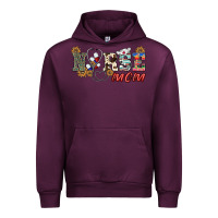 Mauve Wine western nurse mom Urban Hoodie - BarkalooDesign