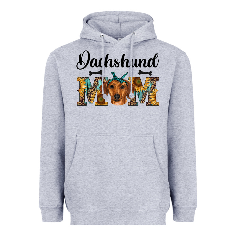 Western Dachshund Mom Heavyweight Hoodie by RanaPortraitStore | Teevron