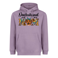 Lavender western dachshund mom Heavyweight Hoodie - RanaPortraitStore