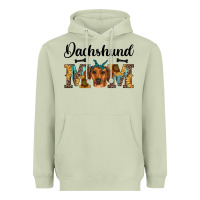 Matcha western dachshund mom Heavyweight Hoodie - RanaPortraitStore