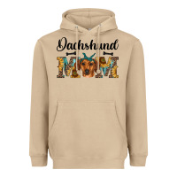 Mushroom western dachshund mom Heavyweight Hoodie - RanaPortraitStore