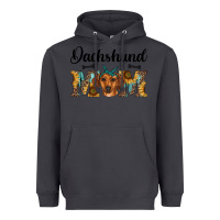 Smoke western dachshund mom Heavyweight Hoodie - RanaPortraitStore