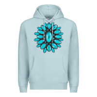 Blue Mist turqoise gemstone Premium Hoodie - AdoDesignShop