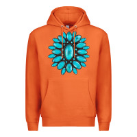 Carrot turqoise gemstone Premium Hoodie - AdoDesignShop
