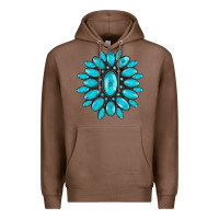 Chestnut turqoise gemstone Premium Hoodie - AdoDesignShop