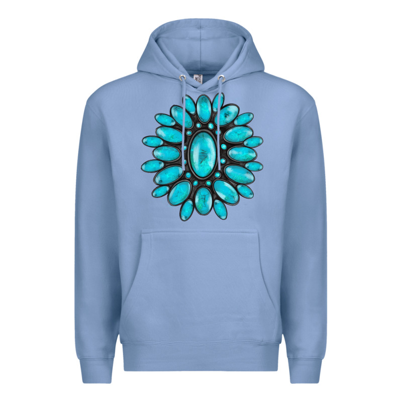 Turqoise Gemstone Premium Hoodie by AdoDesignShop | Teevron