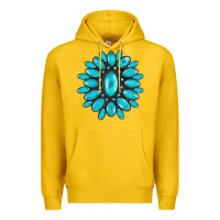 Lemon turqoise gemstone Premium Hoodie - AdoDesignShop