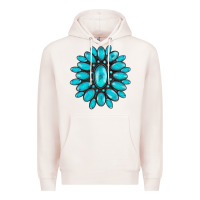 Pale Pink turqoise gemstone Premium Hoodie - AdoDesignShop