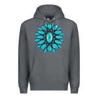 Rock turqoise gemstone Premium Hoodie - AdoDesignShop