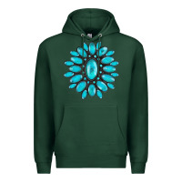 Sports Green turqoise gemstone Premium Hoodie - AdoDesignShop